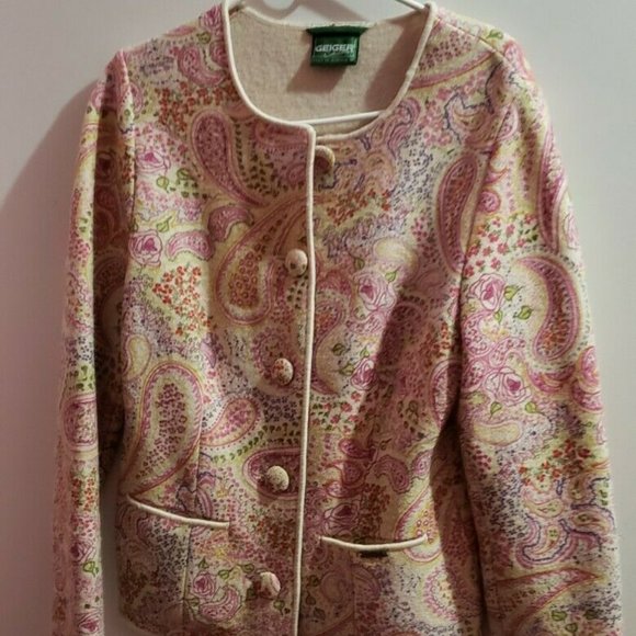 Geiger Collections Sweater Size 42 Womens Multi-co - Picture 4 of 6
